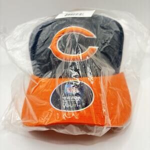 Chicago Bears NFL Team Headware Adjustable Youth Size Cap Blue White Orange NEW